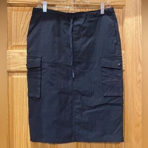 Inherit Co. Adjustable Cargo Midi Skirt